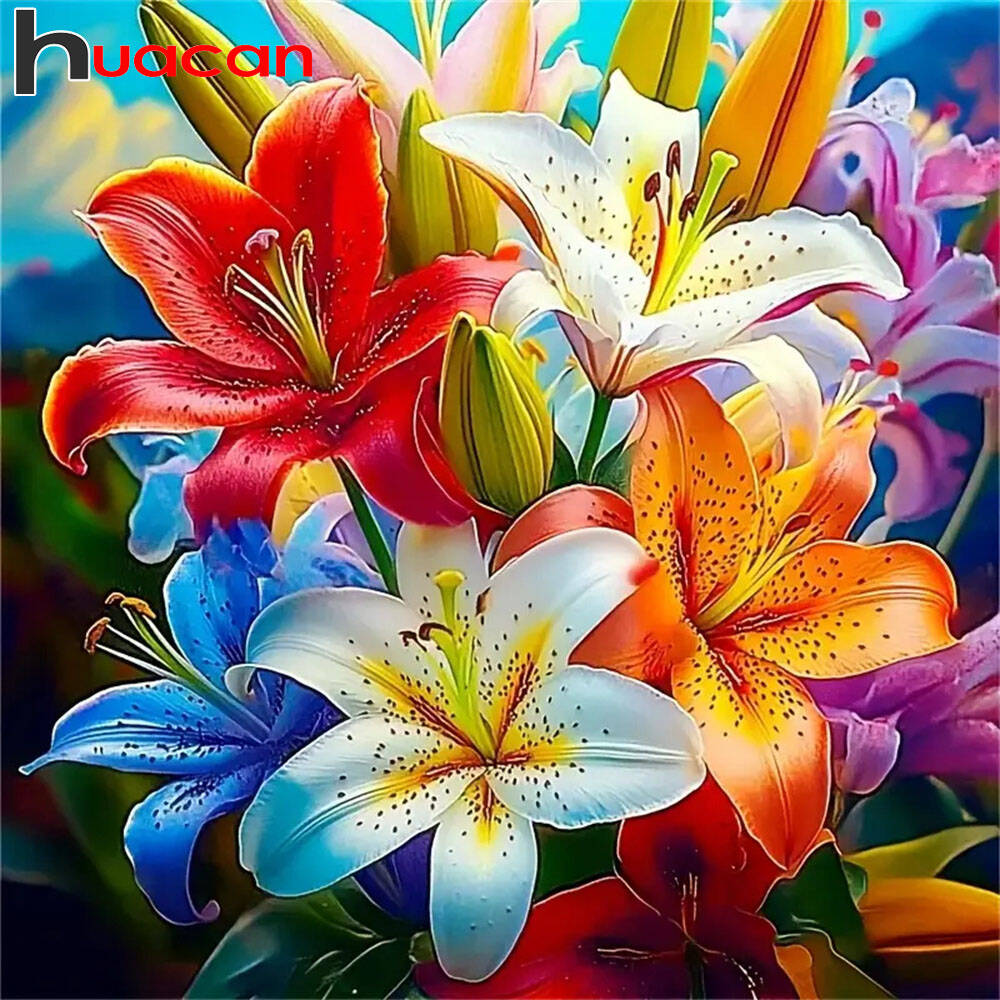 Resin Art Wallpaper - Huacan 2021, новая коллекция, алмазные картины,