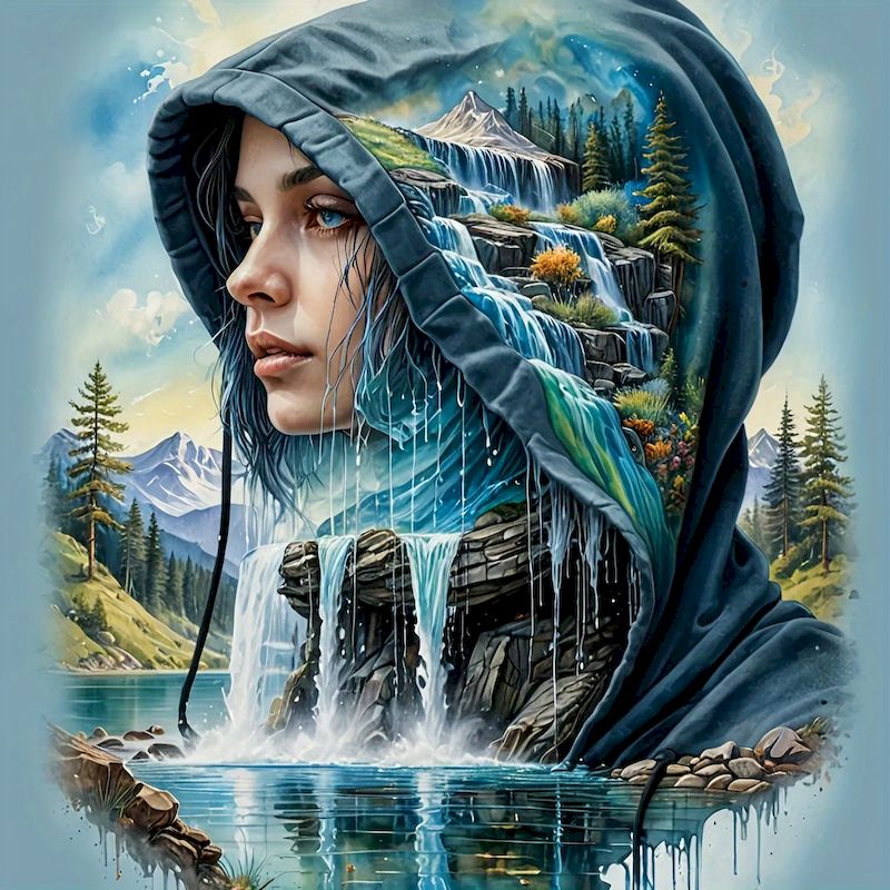 Resin Art Wallpaper - SDOYUNO Diy 5d Фэнтези Женщины Алмазная