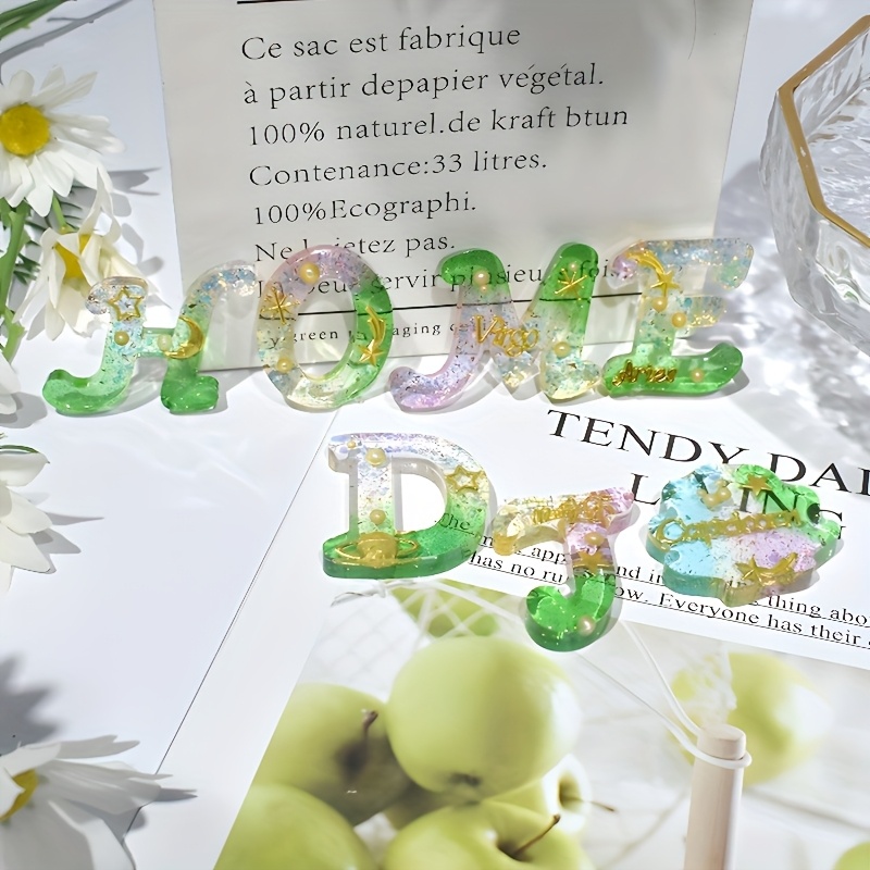 Силиконовая форма для литья из – обзор и цена Resin Art Alphabet