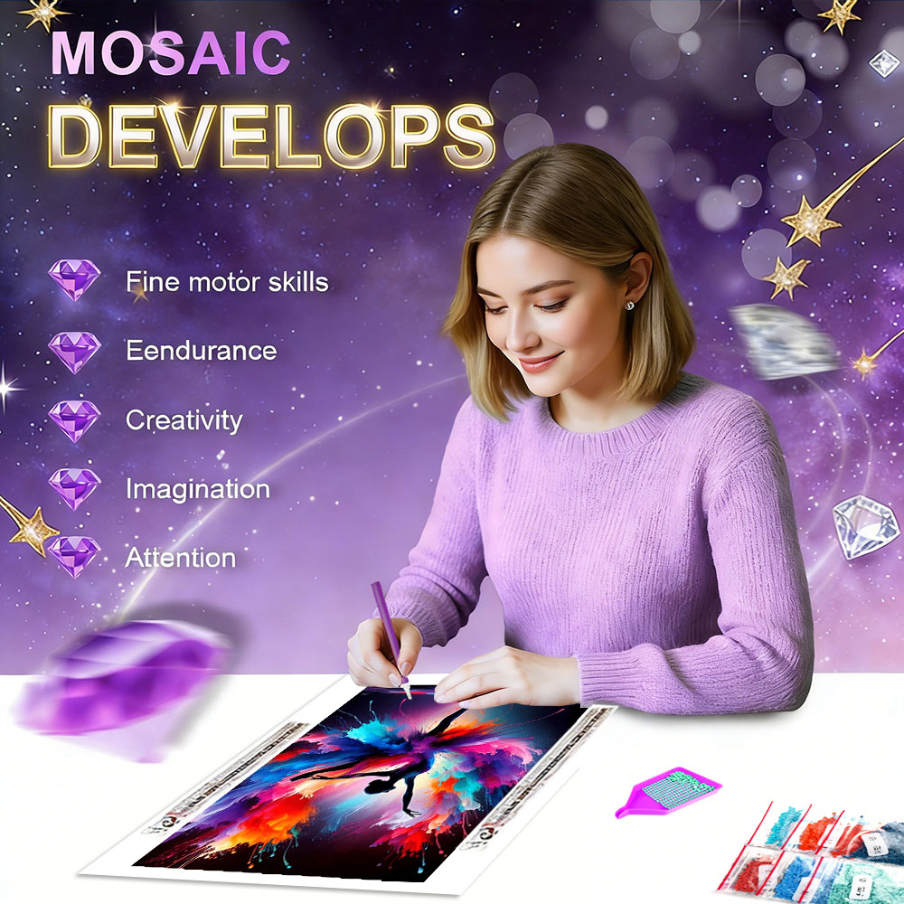 Набор для алмазной мозаики HUA – обзор и цена Resin Art Wallpaper
