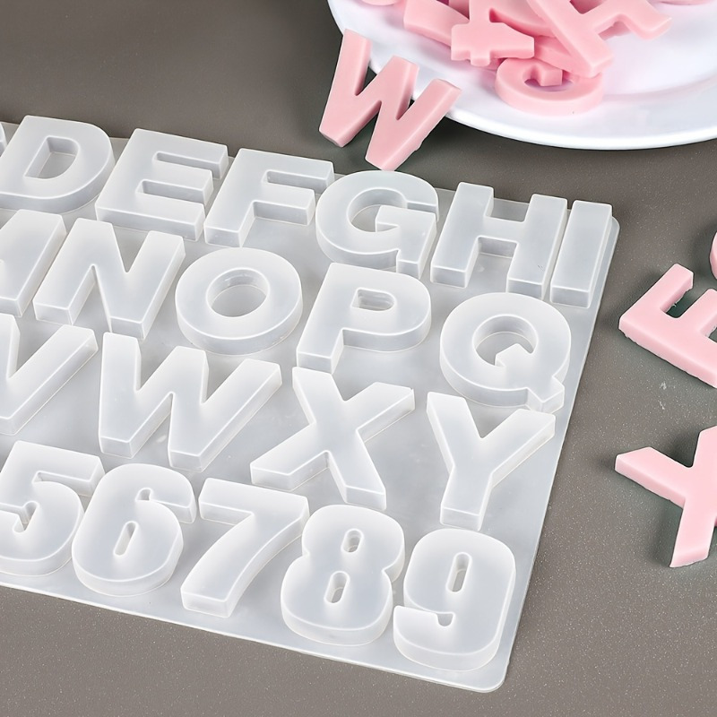 Силиконовая форма для подвесок – обзор и цена Resin Art Alphabet