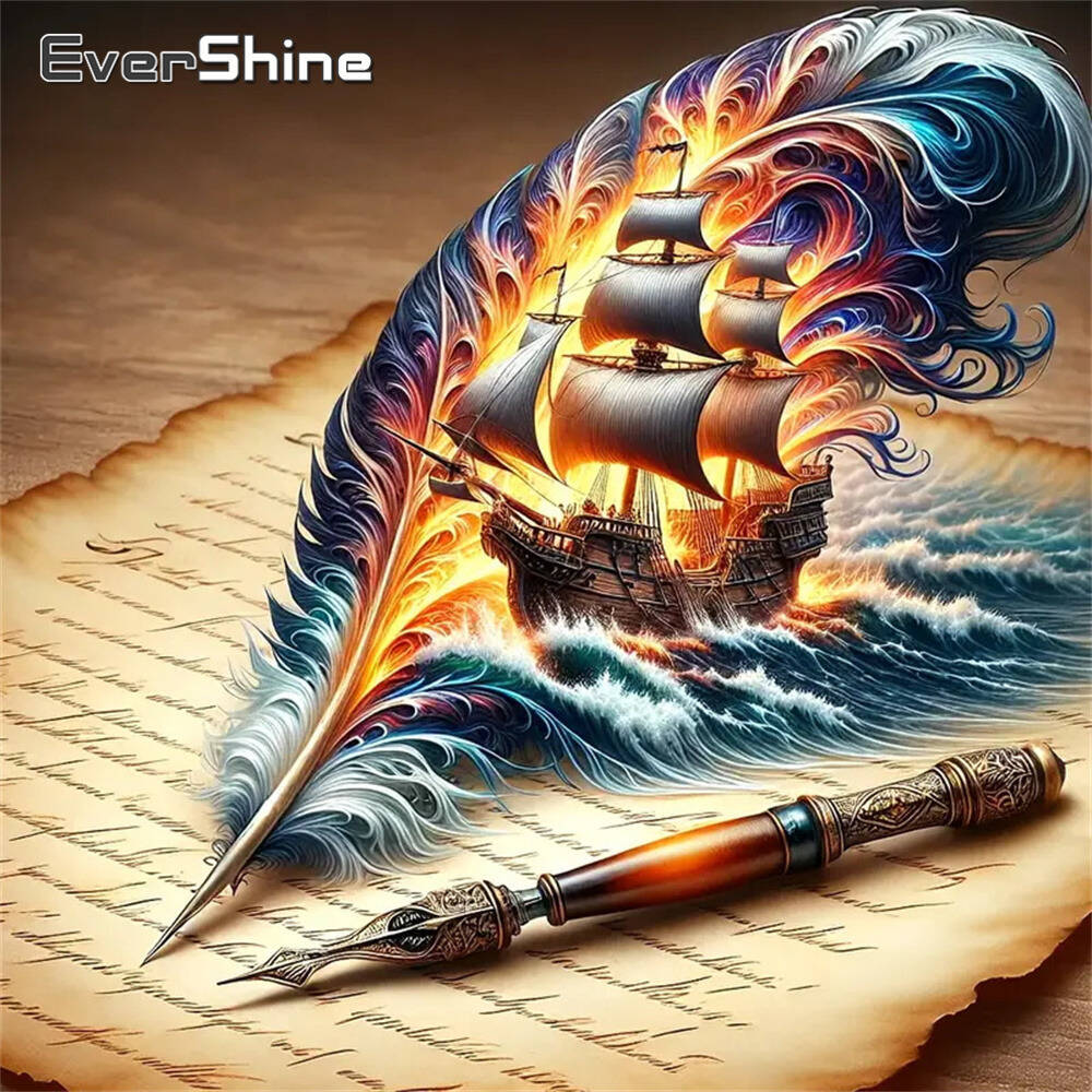 Evershine алмазная живопись со – обзор и цена Resin Art Wallpaper